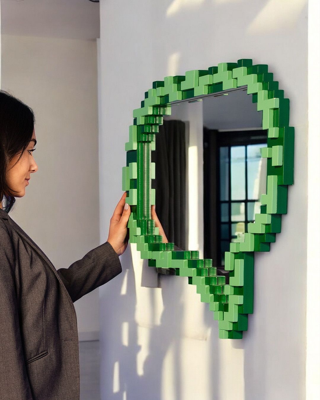 Seletti Pixel Mirror Message