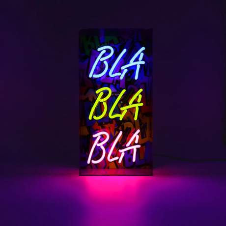 Bla Glass Neon Sign 