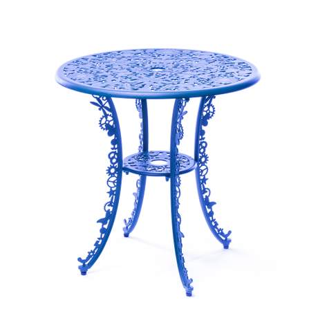 Seletti Industry Collection Aluminium Round Table Sky Blue