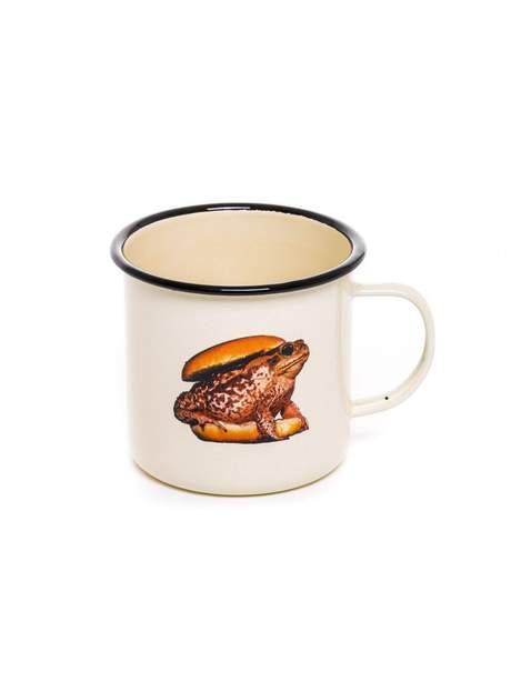 Seletti Toiletpaper Enamel Mug Toad