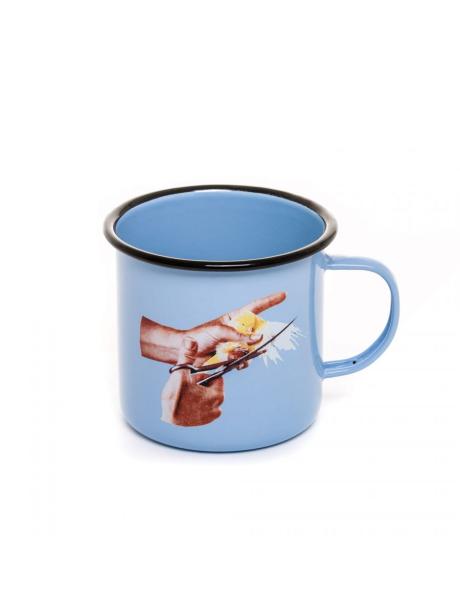 Seletti Toiletpaper Enamel Mug Bird