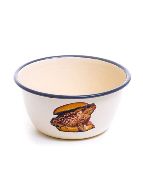 Seletti Toiletpaper Enamel Bowl Toad