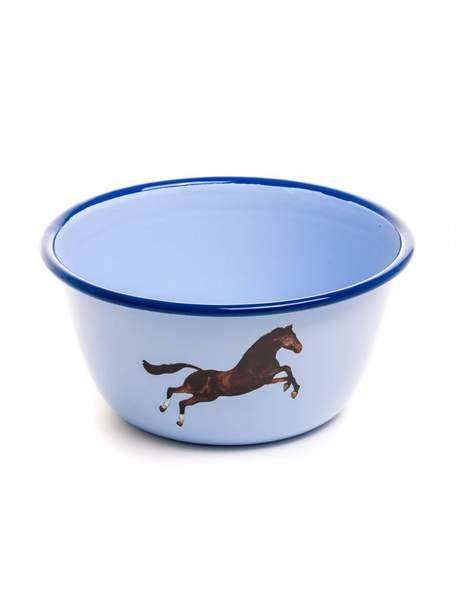 Seletti Toiletpaper Enamel Bowl Horse