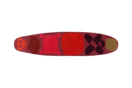 Gan Rugs Surf Rug Race Indico Red 