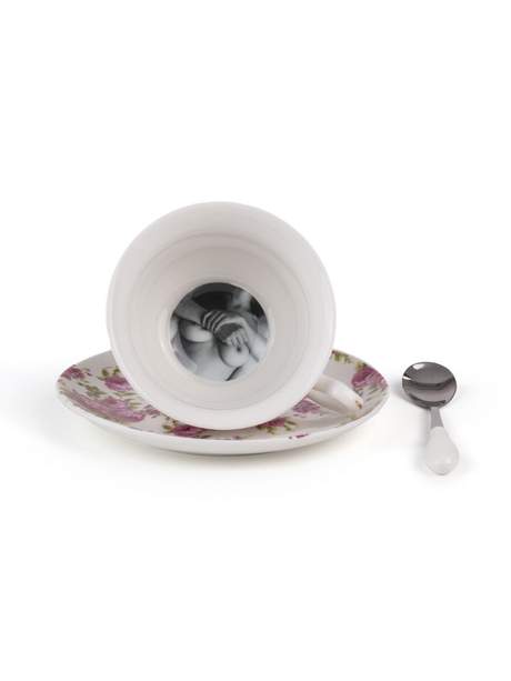 Seletti Lady Tarin Guiltless Rose Tea Set Fortuna