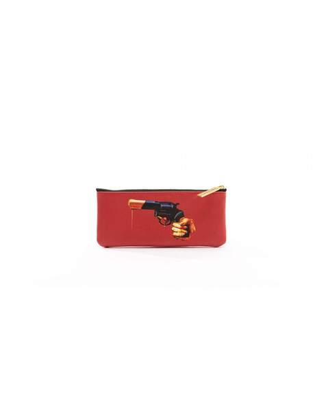 Seletti Toiletpaper Pencil Case Revolver