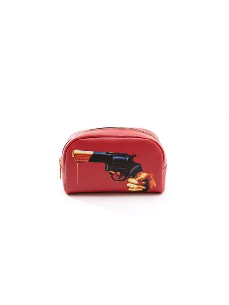 Seletti Toiletpaper Beauty Case Revolver