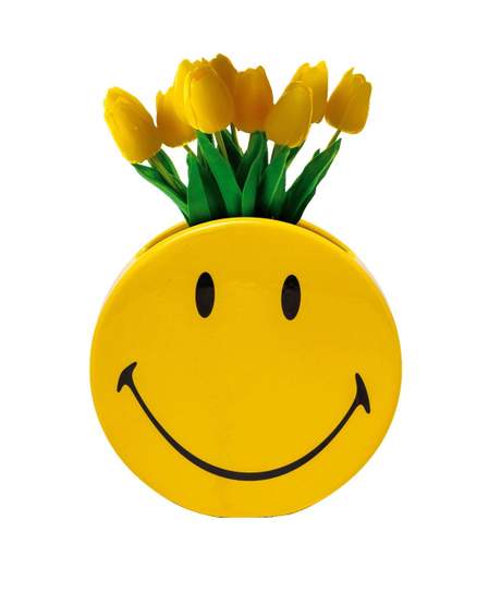 Seletti Smiley Collection Porcelain Vase Smiley