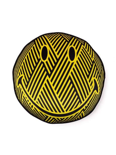 Seletti Smiley Collection Zig-Zag Cushion Smiley