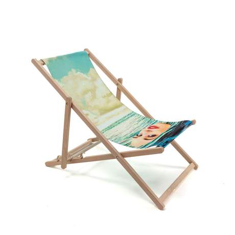 Seletti Toiletpaper Deck Chair Girl in the Sea