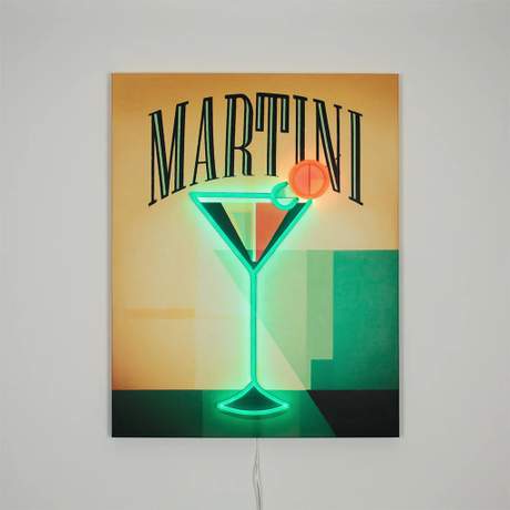 Martini Wall Artwork Led