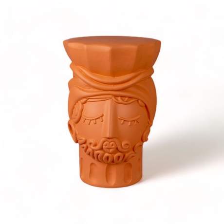 Seletti Magna Graecia Terracotta Stool Man