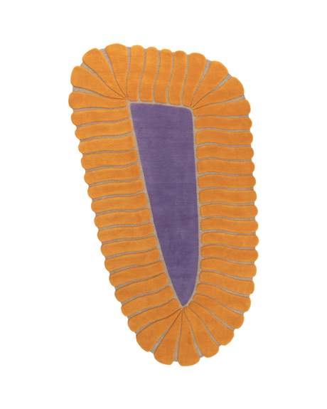 CC-Tapis M'ama non M'ama Small Orange/Violet